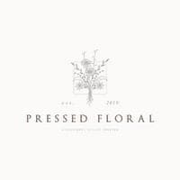 Pressed Floral logo